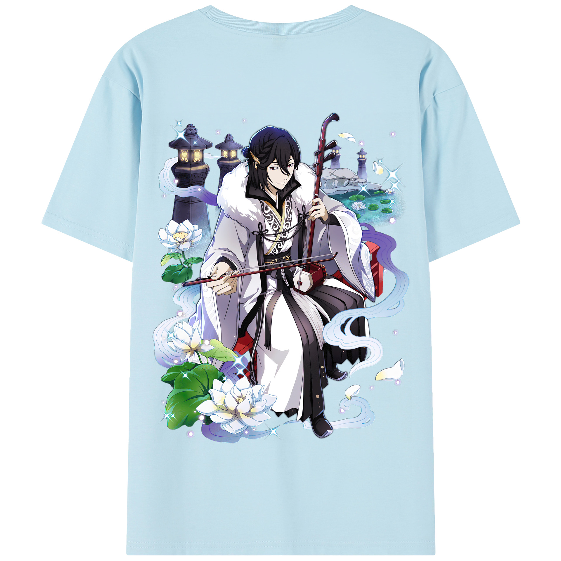 （画像用） 文豪ストレイドッグス Bungo Stray Dogs 綿100％半袖Tシャツ（背面プリント）